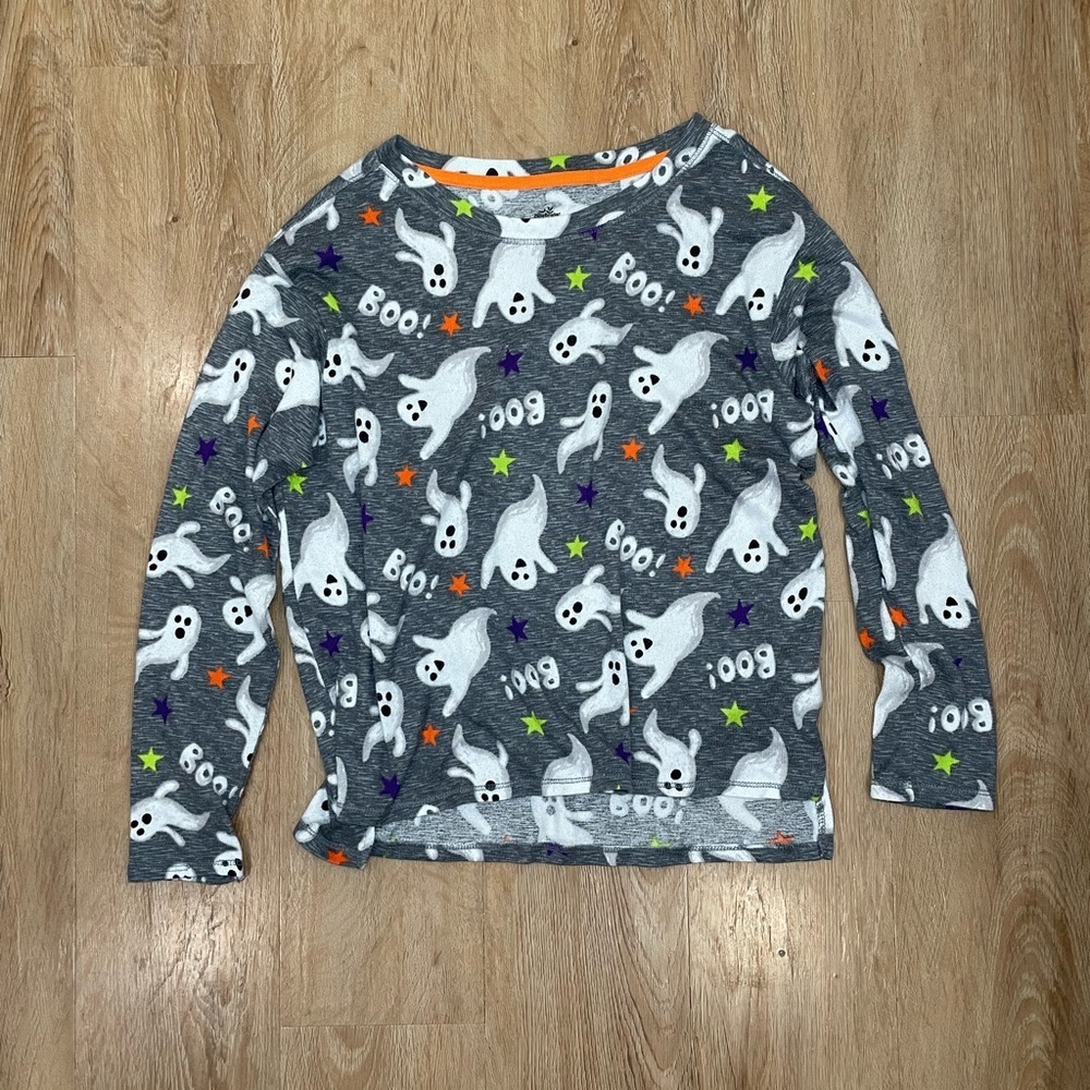 Super Soft Halloween Ghost Boo! Pajama Set, Size S (4-6) - Picture 3 of 6